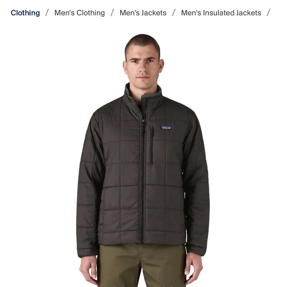 Patagonia Men's light Gust jacket -Black  NEW with tags. Authentic Patagonia NEW